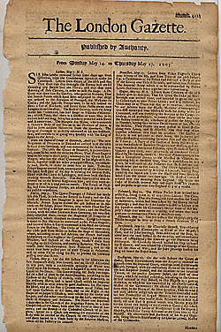 Newspaper(The London Gazette)
