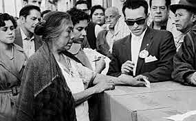 Articulo 34 que da el derecho al voto de las mujeres