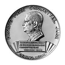 Se ganó la medalla, premio Deming