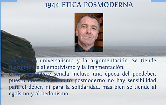 ÉTICA POSMODERNA