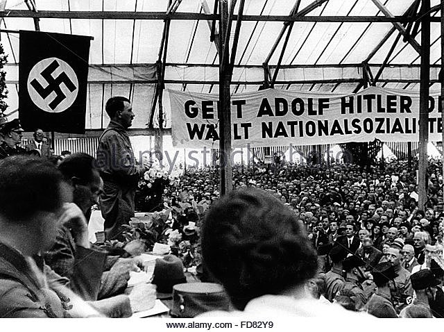 The Reichstag Election when the Nazi Party gained the majority of the Reichstag by joining the nationalist party.