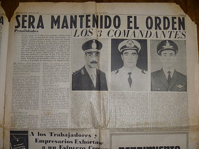 Muerte del Gral Perón. Asume M. Estela Martínez de Perón. Golpe de Estado