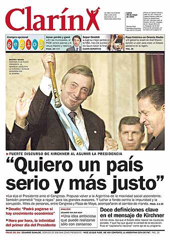 Asume Néstor Kirchner