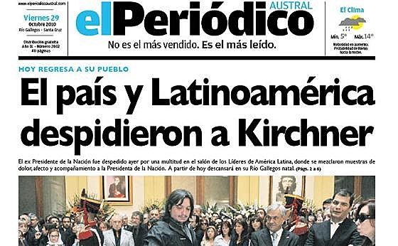 Fallecimiento de Néstor Kirchner