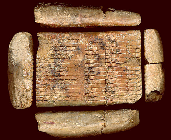 Babylonian clay tablets