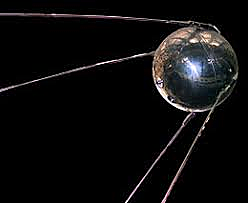 Sputnik - first man made satellite was launched
