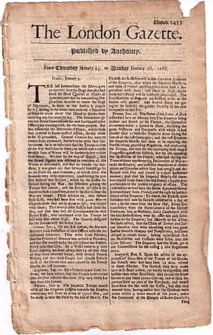 Newspaper(The London Gazette)