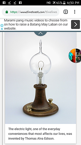 THE ELECTRIC LIGHT BULB