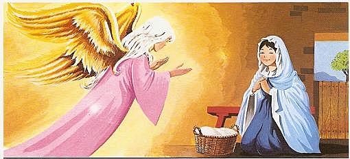 Aparición de el Ángel Gabriel a María