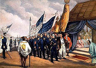 Commodore Perry Arrives in Japan