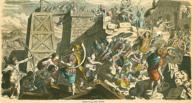 Rome conquers the Greek colony of Syracuse