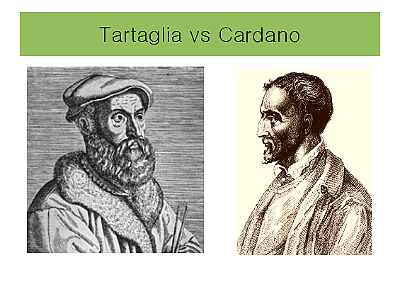 TARTAGLIA Y CARDANO