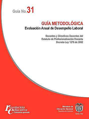 Evaluación anual de desempeño docente