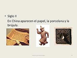 APARECEN EL PAPEL, LA PORCELANA Y LA BRÚJULA EN CHINA