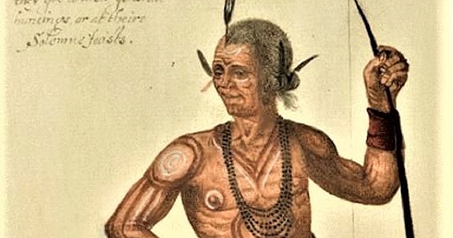 Observations of Native Americans by John White: Watercolors