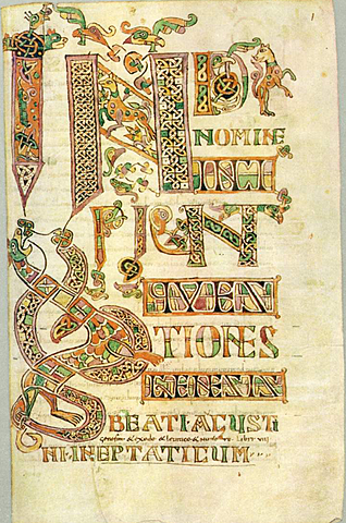 Nord de la France (Laon), Quaestionesin heptateuchon(Augustin) enluminure sur parchemin