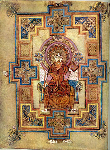 Livre de KellsPortrait de saint Jean