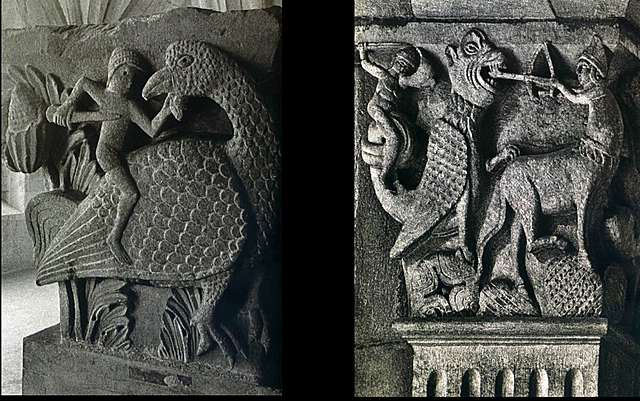 Autun, cathédrale Saint-Lazare. Chapiteaux