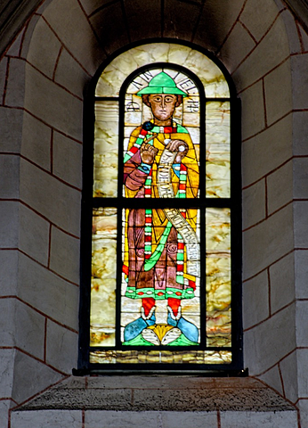 Augsbourg, cathédrale Notre-Dame Vitrail : le prophète Daniel