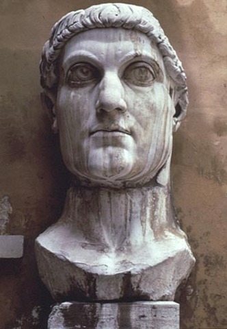 Constantine becomes emperor.