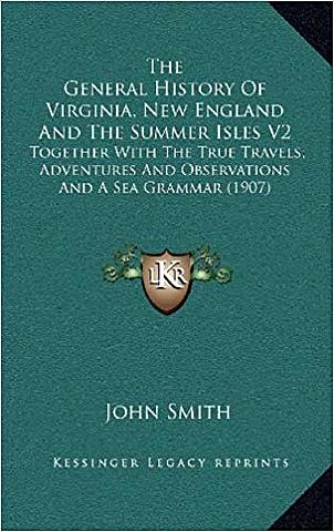 General History Of Virginia is published