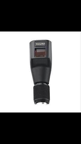 Retinoscopio de 0 a 180°.