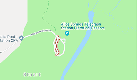 telegraph station arrvial