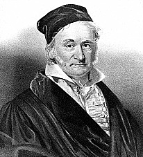 Johann Karl Friederich Gaus.