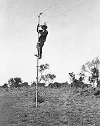 Overland Telegraph Line begun