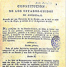 La Constitución de los Estados Unidos de América (1787)