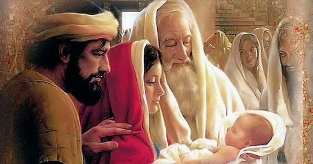 La presentación del niño Jesús en el templo