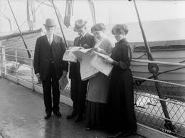 Scottish Immigrants on the Ship