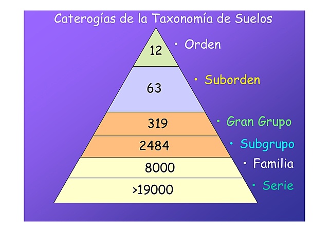 Sistema de Clasificación: Taxonomía del Suelo