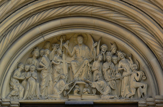 Cathédrale de Bamberg, «Porte des princes» (Jugement dernier)