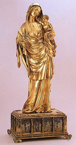 Vierge à l’enfant de Jeanne d’Evreux