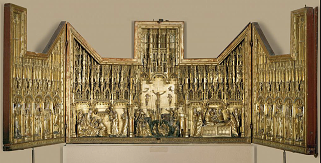 Jacques de Baerzeet Melchior Broederlam Retable de la Crucifixion