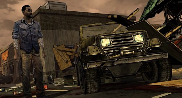 Figuring out a way in.