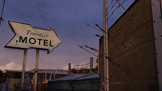 Escaping the drugstore and returning to Inn.