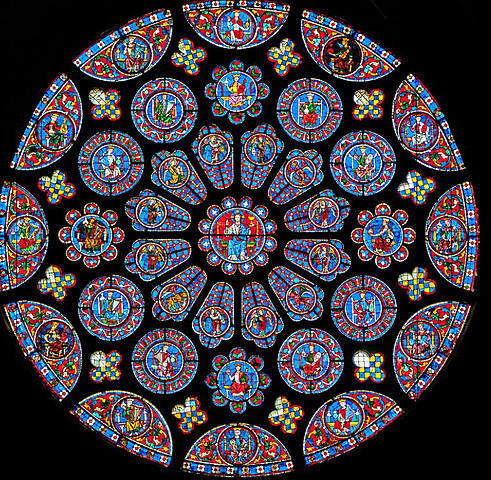 Chartres, Cathédrale Notre-DameRose de la façade sud du transept