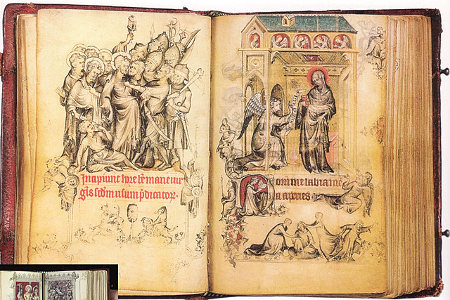 Jean Pucelle, Heures de Jeanne d’Evreux, L’Arrestation du Christ et l’Annonciation