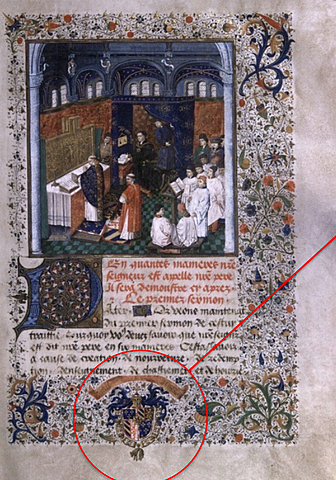Jean le TavernierMiniature du Traité de l’oraison dominicale :Le duc Philippe le Bon assistant à la messe