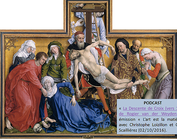 Rogier van der Weyden,  La Descente de croix