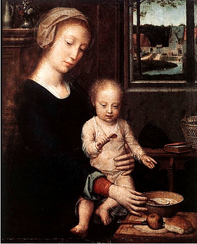 Gérard David: La Vierge à la soupe au lait