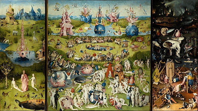 Hieronymus Bosch, Triptyque du jardin des délices