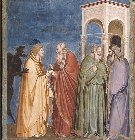 GiottoTrahison deJudas recevantles trente deniers