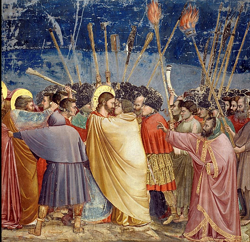 GiottoL’arrestation du Christ (le baiser de Judas)