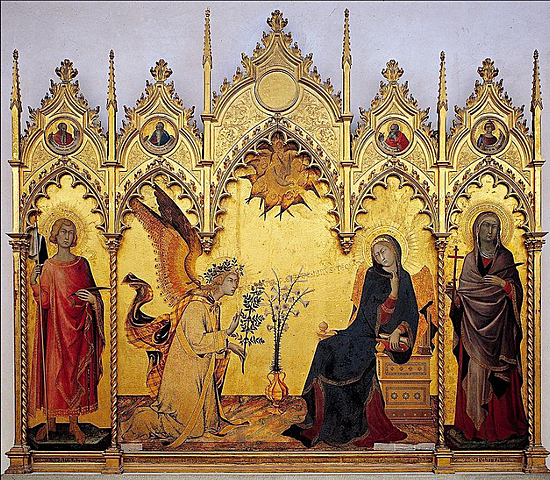 Simone Martini Annonciation