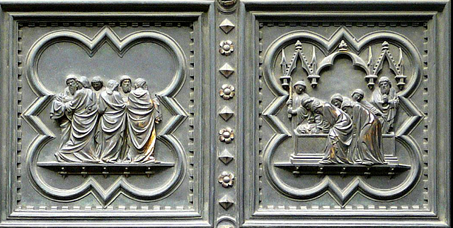 Andrea Pisano Le Baptême du Christ,porte sud