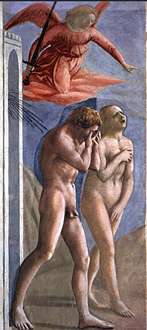 Masaccio Adam et Eve chassés du paradis