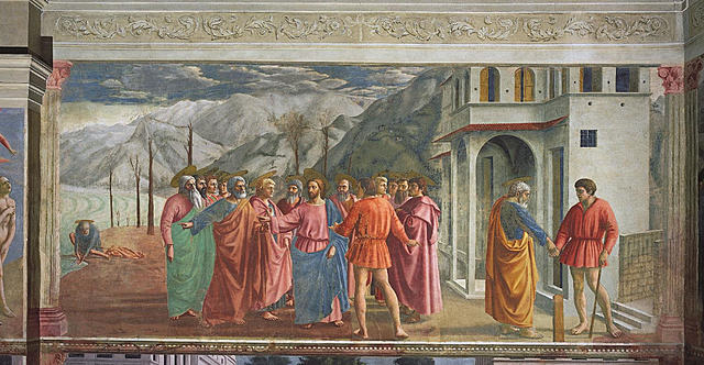 Masaccio Le Paiement du Tribut